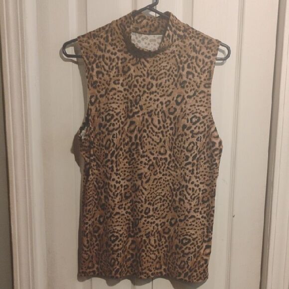 No Boundaries Brown Muscle Tee Sleeveless Top - Picture 1 of 9